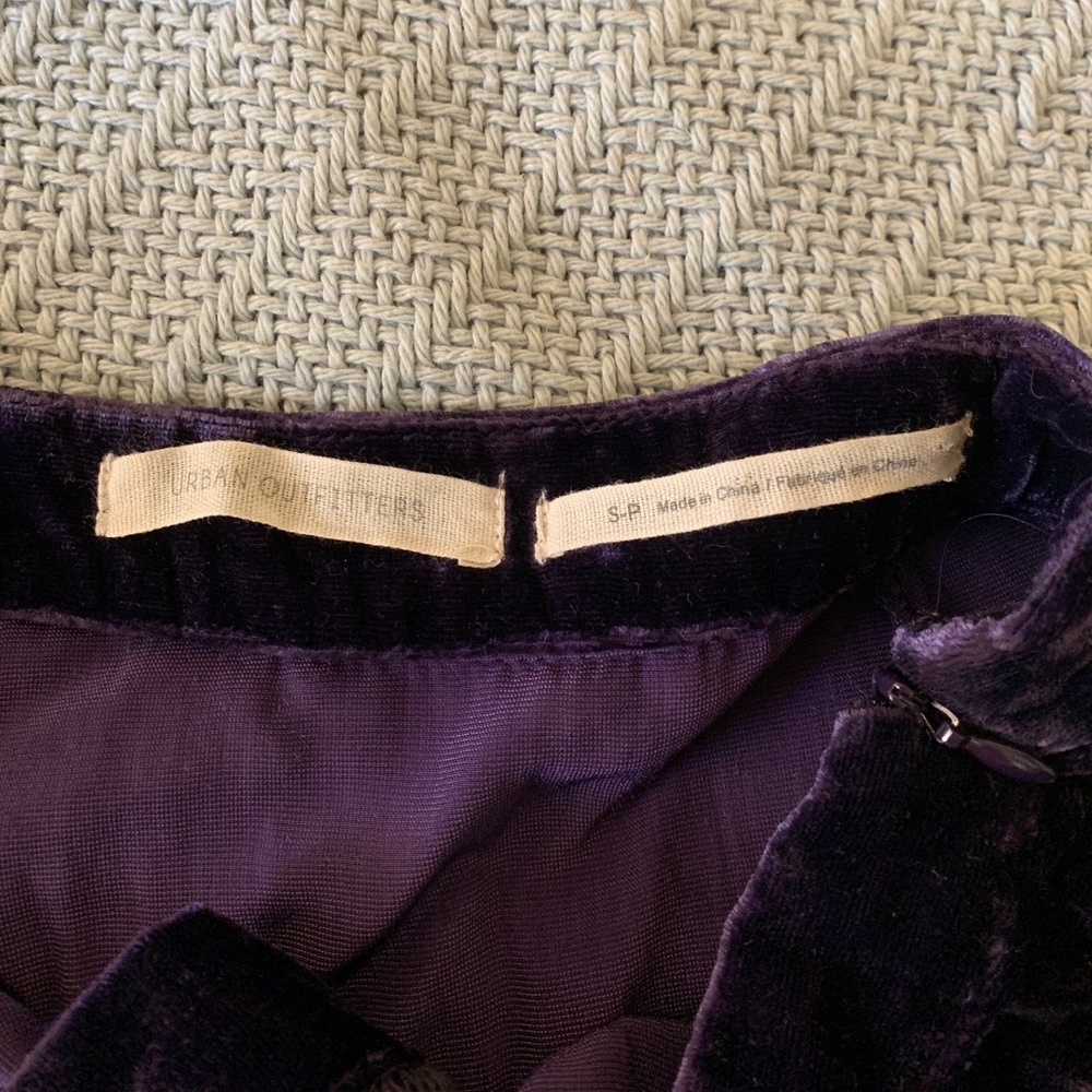 UO Velvet Mini Skirt (BRAND NEW) - Picture 3 of 3